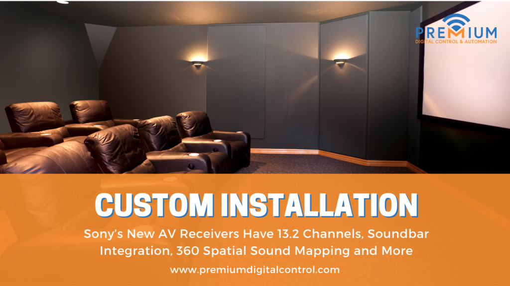 Optimized for Custom Installation, Sony’s New AV Receivers Have 13.2 ...
